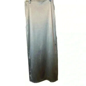 NWT -WILD FABLE - Silver Shine Maxi Straight Skirt Women’s Size XS